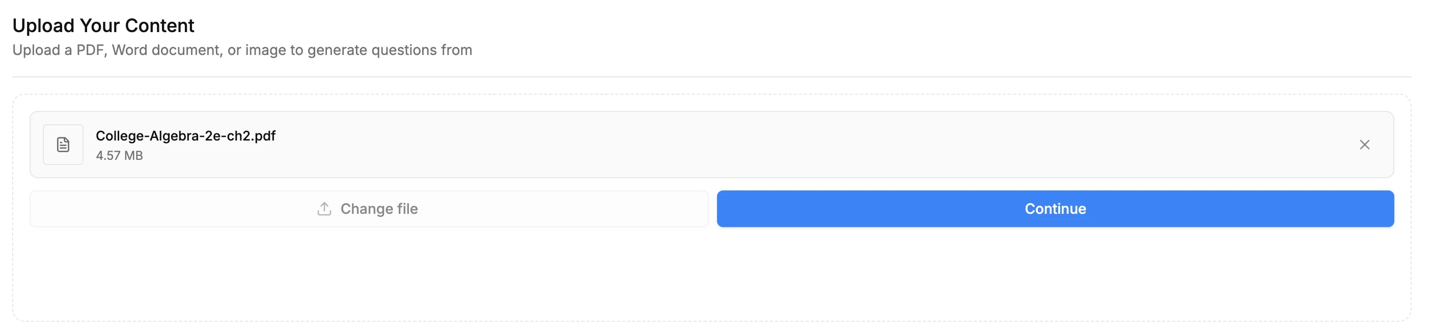 Upload PDF